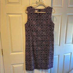 Elegant Purple Sleeveless Dress